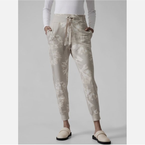 Athleta Willow Abalone Grey Drawstring Waistband Balance Jogger - Picture 2 of 4